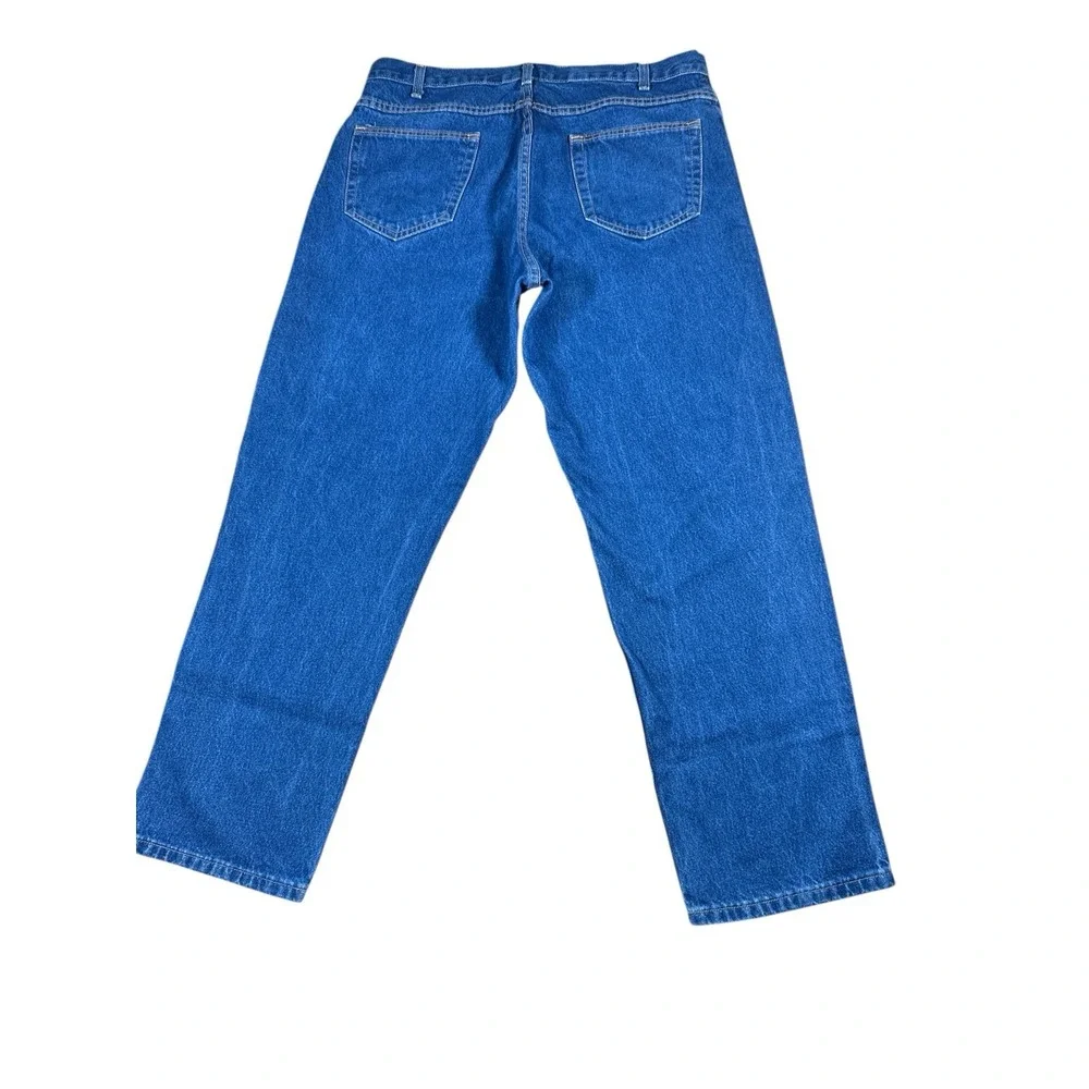 WearGuard Denim Work Jeans Men‎ Sz 36x31 Heavyduty Tag Sz 38x32 Straight Leg